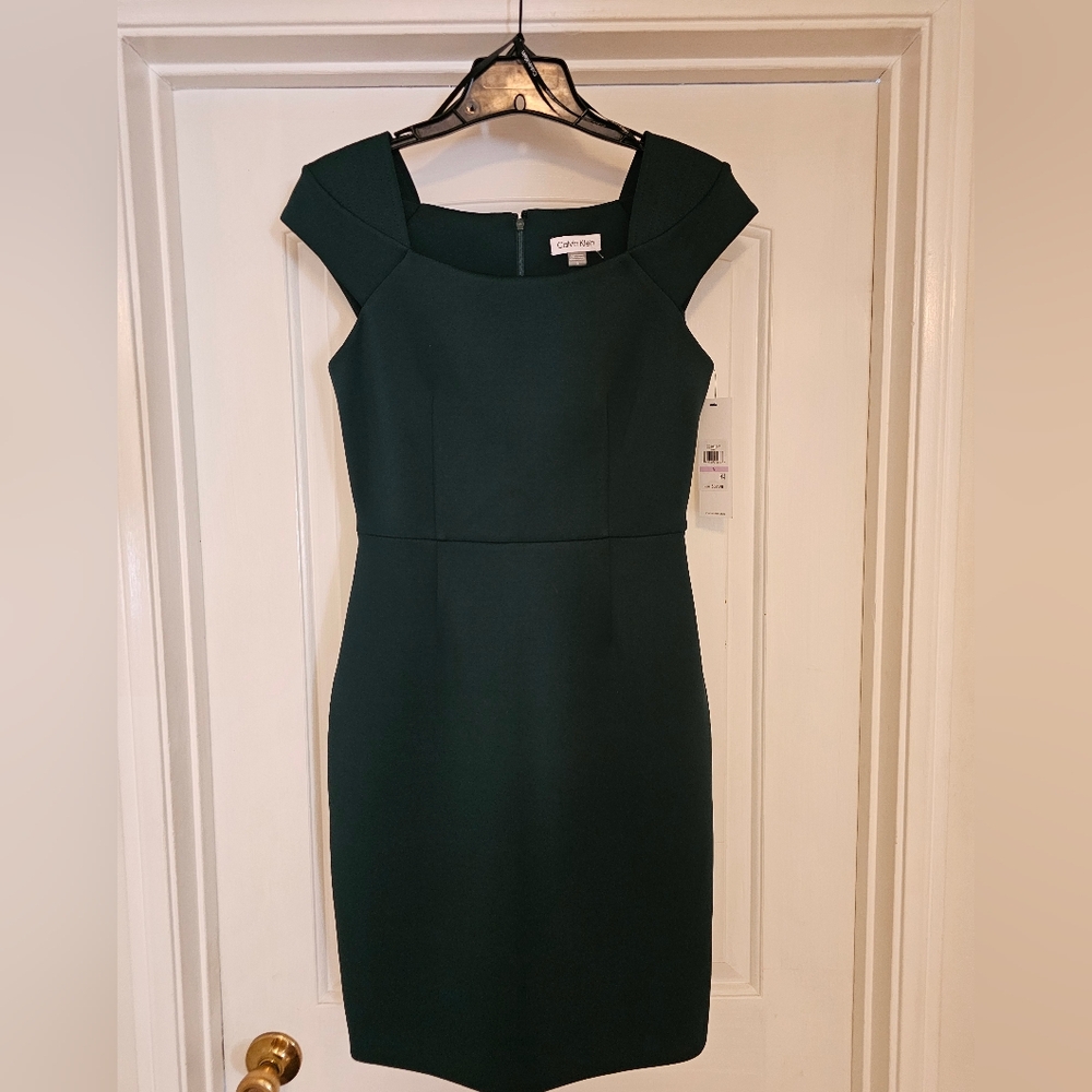 NWT Women's Green Calvin Klien Dress